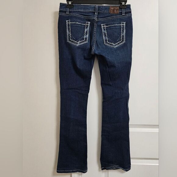BKE Sabrina Low Rise Bootcut Jeans Women's 30x33.5 (31x31) Stretch Western Boho - Picture 10 of 11